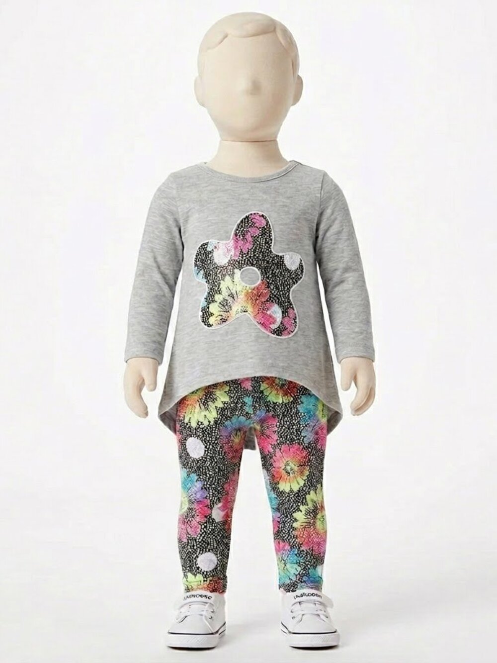 NEW Limited Too 2 Piece Set Outfit Long Sleeve Flower Top Shirt Leggings Pants